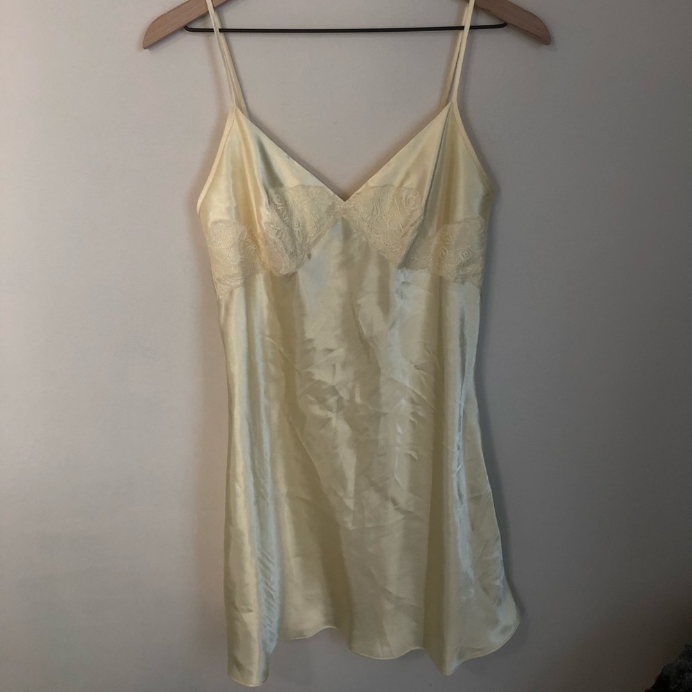 ✿ yellow slip dress ✿ - Picture 1 of 2